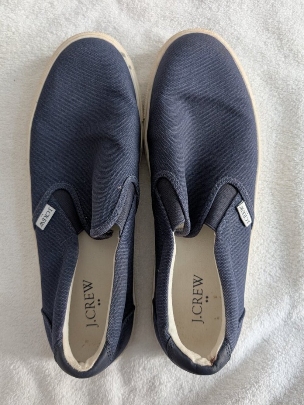 J. Crew Canvas Slip-on Sneakers
